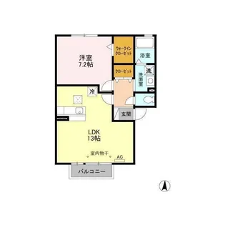 カルムコンジェ i【1階】の間取り