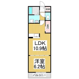 フォンテドミール【2階】の間取り