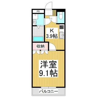 Cent Eclat Une【1階】の間取り