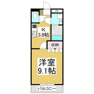 Cent Eclat Une【1階】の間取り