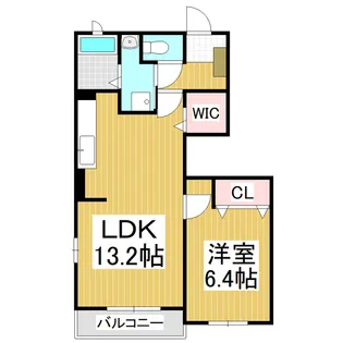 ブルーラグーン Ⅱ【1階】の間取り