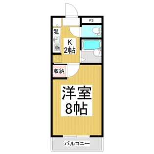 SKマンション【102号室】の間取り