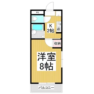 SKマンション【207号室】の間取り