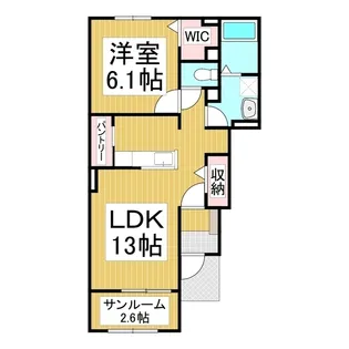 アイリス・S【102号室】の間取り