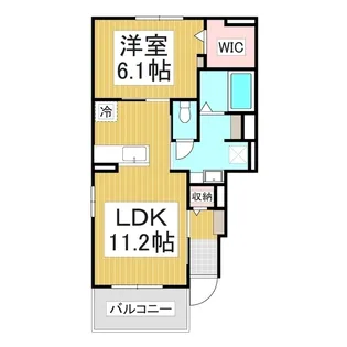 ベルヴェデーレ A棟【1階】の間取り