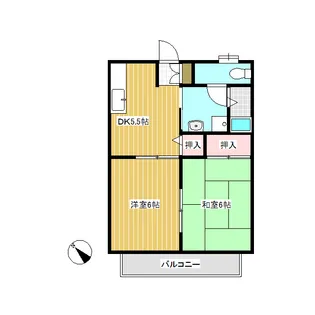 サンビレッジグレープ【103号室】の間取り