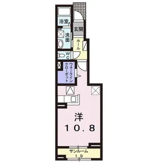 ヴィラ さくだいら【1階】の間取り
