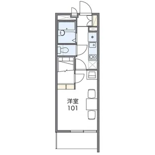レオパレスエスペランサ【103号室】の間取り