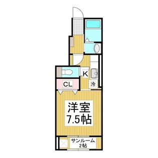 グラース ヴィラ【1階】の間取り