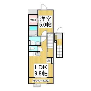 グラース ヴィラ【2階】の間取り