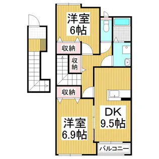 Famille Garden【2階】の間取り