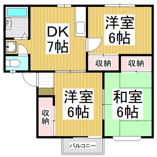 コーポ174【2-A号室】の間取り