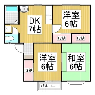コーポ174【1-A号室】の間取り