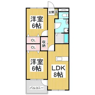MK48【503号室】の間取り