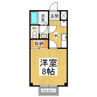 ハイツひまわり【102号室】の間取り