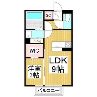 ArpegeMaruyama(アルページュマルヤマ)【1階】の間取り