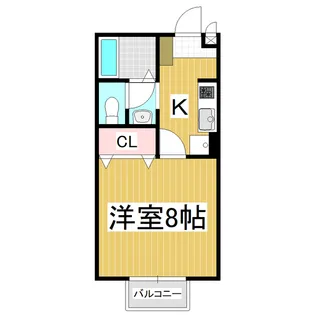 エクセレントタウン・村井A【2階】の間取り
