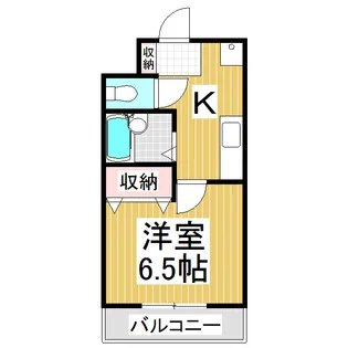 ゴールドハイツトウズ【3-A号室】の間取り