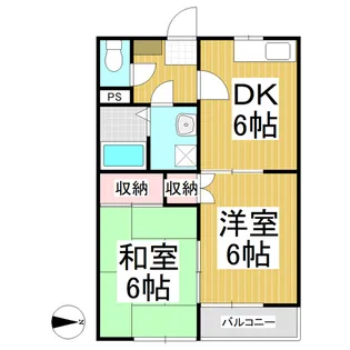 ラベンダーハウス【103号室】の間取り