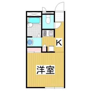 レオパレスaprile【101号室】の間取り