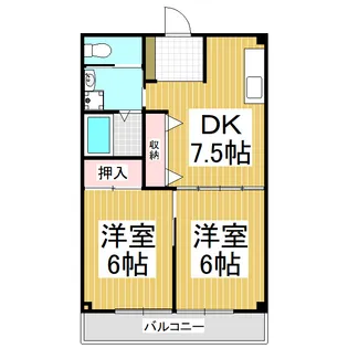 プッチエム【302号室】の間取り