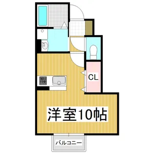 パークソレール【1階】の間取り
