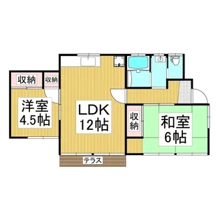 長野県長野市柳原【一戸建】の間取り