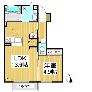 プチコートⅢ【1階】の間取り