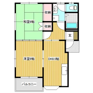 ハイツタザワ【201号室】の間取り
