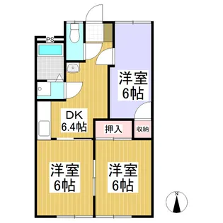 コーポミコ【103号室】の間取り