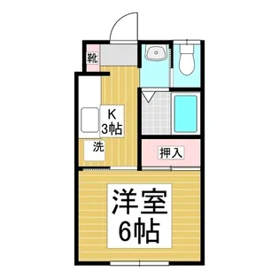 ファミリアンハウス【103号室】の間取り