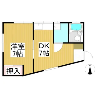 RASEN【1F号室】の間取り