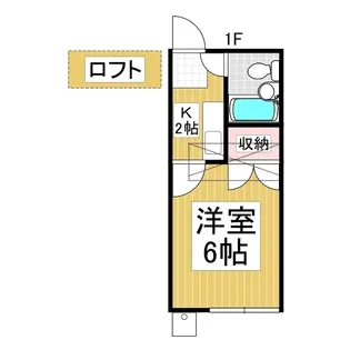 コートピアⅢ【107号室】の間取り