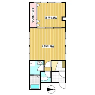 みなりなビル【302号室】の間取り