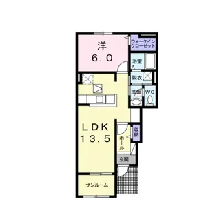 シャルマン【1階】の間取り