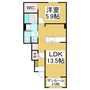 クリングラン【1階】の間取り