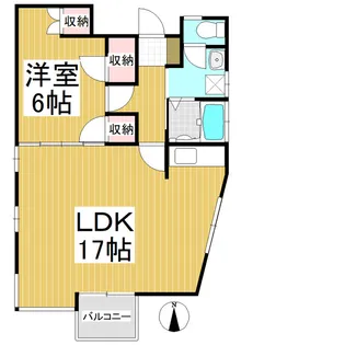 コーポ土屋【2F号室】の間取り