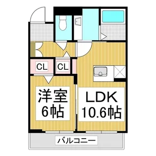 ラ ルミエール【2階】の間取り