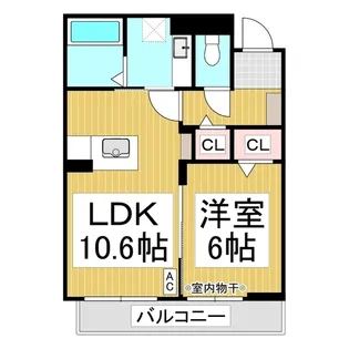 ラ ルミエール【1階】の間取り