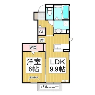 ハイランドテラス西和田【1階】の間取り