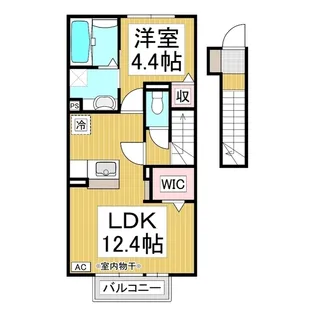 ハイランドテラス西和田【2階】の間取り