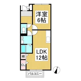 グランヒル上野【2階】の間取り