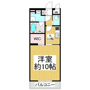 コンフォーティアあさま【502号室】の間取り