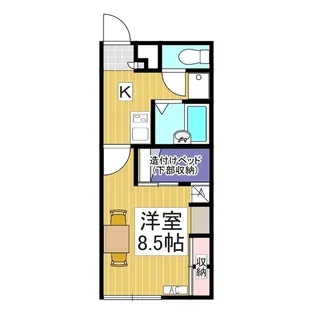 レオパレストゥロイメ 2【108号室】の間取り