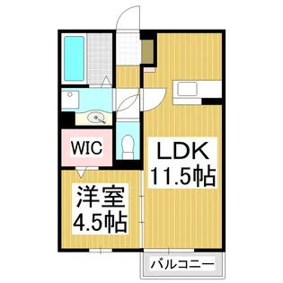 セジュール よし香【1階】の間取り