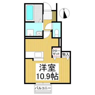 グランサンクⅢ【102号室】の間取り