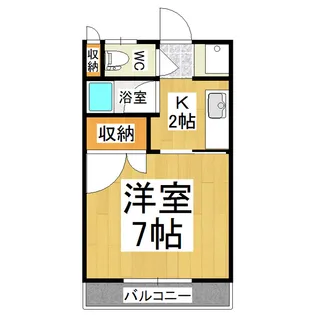 1Kの間取り画像