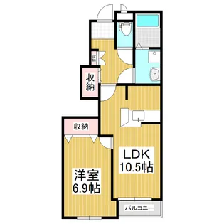 エルシオン【1階】の間取り