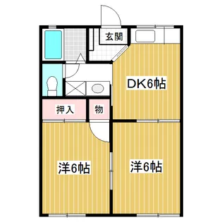 セフィラ藤 A【101号室】の間取り