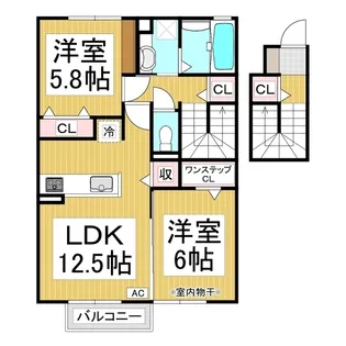 グランドソレイユ【2階】の間取り